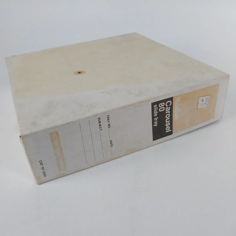 Kodak Carousel Slide Tray 80 Slides Includes Original‎ Box